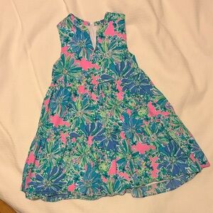 Lilly Pulitzer Cotton Dress with Lining - Size 7 (girls)
